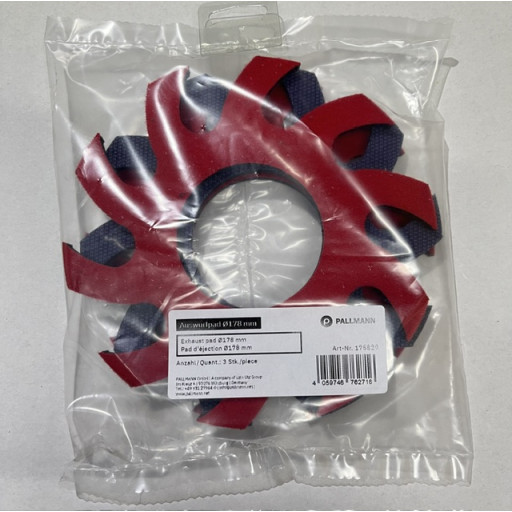 Pallmann Spider Exhaust Pads 3 pack 175829 Pallmann Spider Exhaust Pads 3 pack 175829